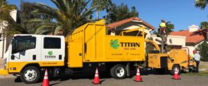 Titan truck at work